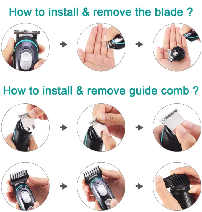 VGR%20055%20Professional%20Cordless%20Beard%20Hair%20Trimmer%20Kit%20-%20Rechargeable%20with%20Guide%20Combs,%20USB%20Cord%20Included%20-%20Image%207