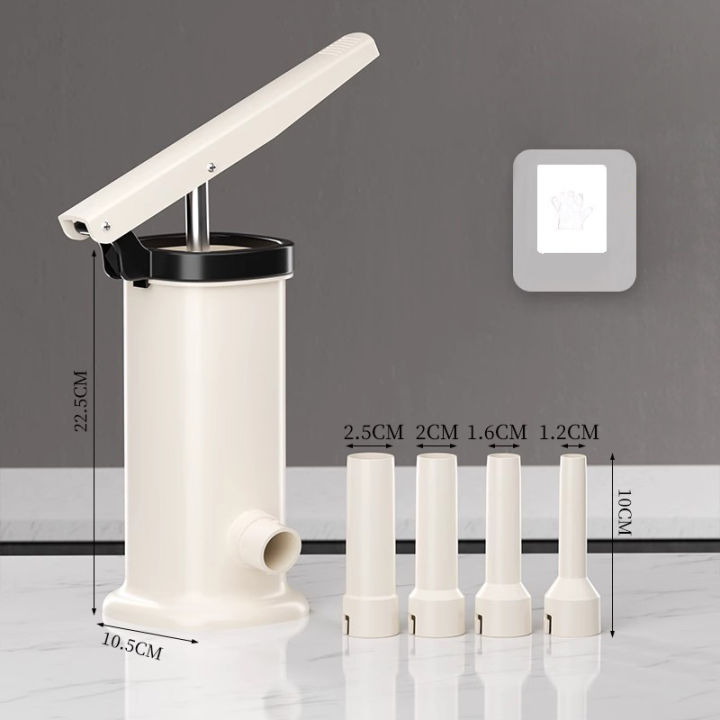 Homemade Sausage Maker With Stuffing Pipe Manual Fast Meat Stuffer Filling Machine Large Capacity Heavy Duty Kitchen Tools YUMAN