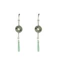 【Mega Sale】Vintage Chinese Style Calligraphy Ping An Buckle Tassel Earrings Women's Horse Skirt Hanfu New Style National Style Earrings. 