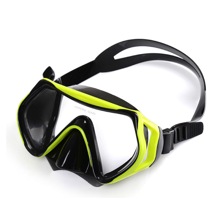Swimming%20Eyewear%20Tempered%20Glass%20s%20Water%20Sports%20Equipment%20Snorkeling%20Scuba%20Diving%20Mask%20Transparent%20Large%20Frame%20Goggles%20Queena%20-%20Image%203