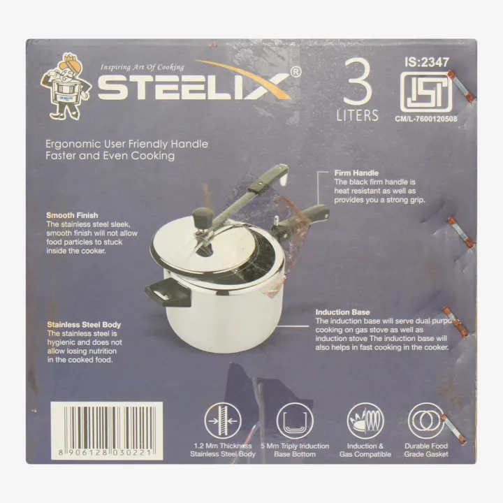 Steelix%20Stainless%20Steel%20Pressure%20Cooker%203l%20-%20Image%206