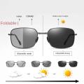 RAY BAN Yang Glasses for Men and Women Retro Foldable Polarized Too High Quality Fashion 2024 New Portable Folding Metal Frame Sunglasses UV400. 