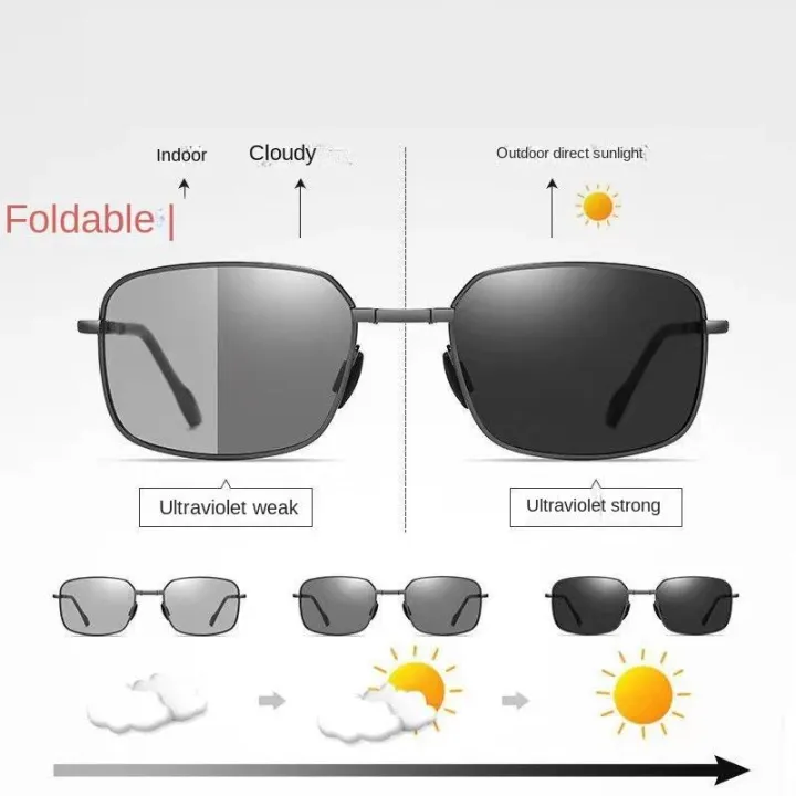 RAY%20BAN%20Yang%20Glasses%20for%20Men%20and%20Women%20Retro%20Foldable%20Polarized%20Too%20High%20Quality%20Fashion%202024%20New%20Portable%20Folding%20Metal%20Frame%20Sunglasses%20UV400%20-%20Image%203