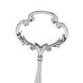 2 3 Tier Cake Plate Stand Heavy Metal Center Handle Fitting Hardware Rod Shape:Ornate Victoriana Color:Silver 2 Sets. 