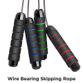 Professional PVC Rapid Speed Jump Rope Sensor Adjustable Tangle-Free Gym Fitness Training Home Sports Training Wire Slim Foam. 
