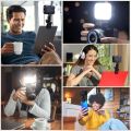 Order Me LED Video Light Camera,Laptop Light for Zoom Meeting Photography Lighting 100 LED Beads with Clip Dimmable and Rechargeable for Camera Selfie Stick Tripod Laptop Cellphone. 
