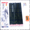 4H Drawing Pencils Set Camlin Total 10 X Pencil , 1 X Eraser & 1 X Sharpener. 