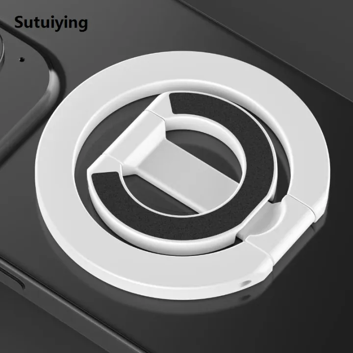 Sutuiying For MagSafe Double Sided Magnetic Phone Ring Holder Portable ...