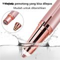 Wenefang Electric Eyebrow Trimmer Eye Brow Shaper Pencil Face Hair Remover Portable For Women Makeup Painless Automatic Eyebrow Shavers Depilator. 