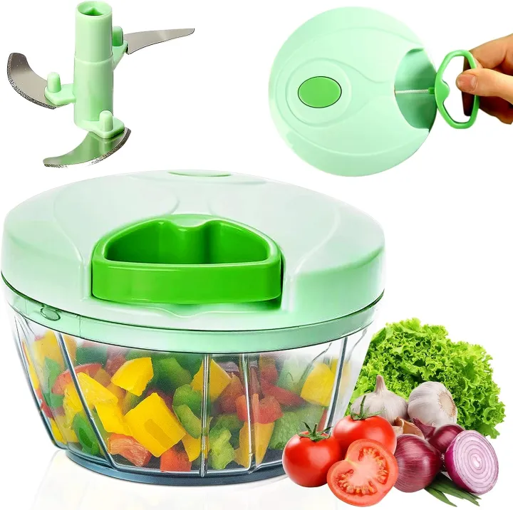 Multi%20Functional%20Speedy%20Vegetable%20And%20Fruit%20Food%20Chopper%20Spin%20Cutter%20With%203%20Blades%20Manual%20Salad%20Maker%20-%20Image%204