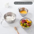 Sales promotion Kitchen Supplies Bowl Stir Egg Multifunction Large Handle with 304 Scale Stainless Steel Measuring Cup Liquid. 