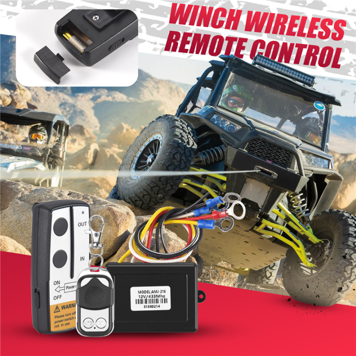 12V%2012Volt%2050ft%20Winch%20Wireless%20Remote%20Control%20Set%20for%20Truck%20ATV%20Warn%20Ramsey%20-%20Image%204