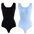 Plus Size Seamless Shapewear for Women T-Back Tummy Control Pants Tight Corset Slimming Bodysuit One-Piece Tank Top. 