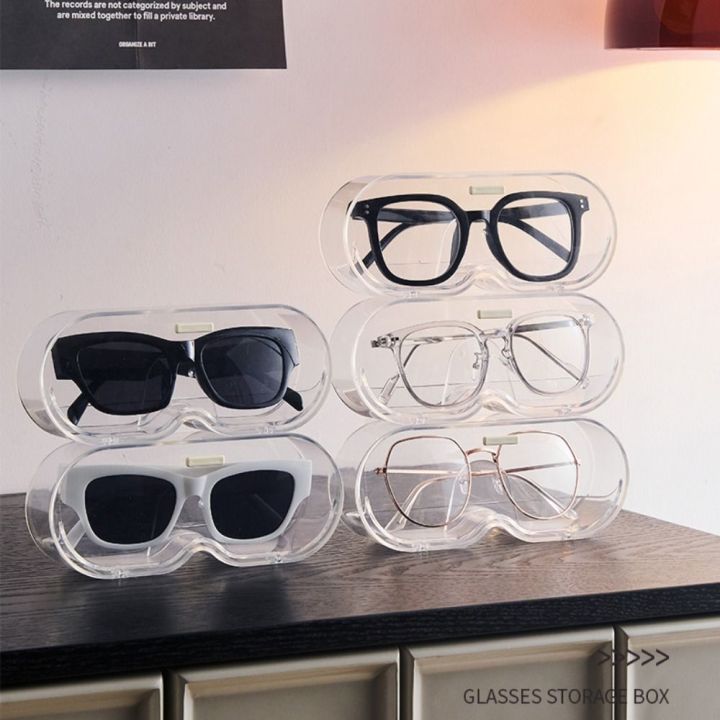 Glasses Storage Rack 【Direct-sales】 New Wall Mounted Glasses Storage Rack Punch-free Shelf ...