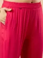 Women Cotton Blend Kurta Pant Dupatta Set. 