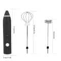 Milk Frother Handheld for Coffee, Electric Hand Foamer Blender for Drink Mixer. 