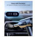 Compressed Air Blower with HD Display, Rechargeable and Portable Cleaning Kit for Laptop, Home and Office. 
