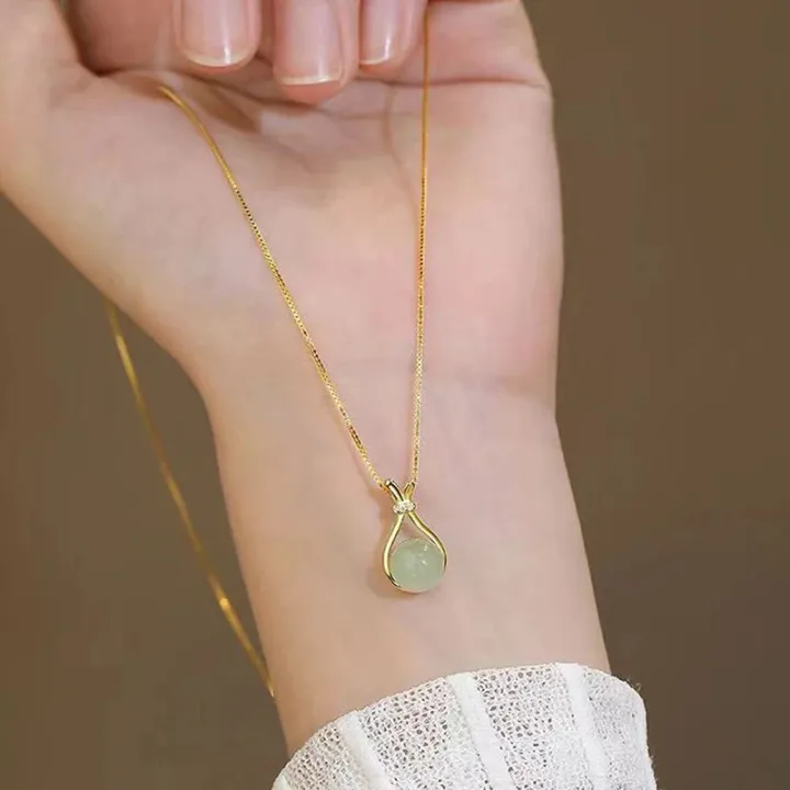 18K%20Gold%20Color%20Hetian%20Jade%20Necklace%20Metal%20Non%20Tarnish%20Fashion%20Accessories%20Jewelry%20For%C2%A0Classy%C2%A0%20-%20Image%206