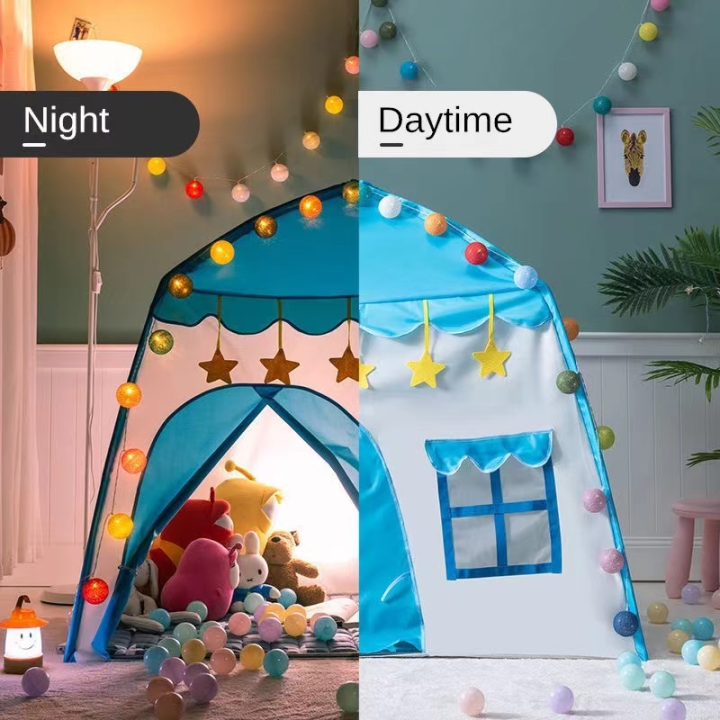 Kids%20Castle%20Tent%20-%20Indoor/Outdoor%20Game%20House,%20Portable%20Folding%20Dream%20Play%20Tent%20for%20Girls%20and%20Boys%20with%20Carry%20Bag%20(Without%20Cotton%20Ball%20Lamp)%20-%20Image%203
