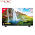 Wega 32 Inch LED Smart Android 12 + Bluetooth ,1GB RAM 8GB ROM Wifi Frameless TV Tube Speaker, High Sound + Wall Mount Free. 