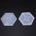 24 Pack Hexagon Silicone Coaster Molds Silicone Resin Mold, Epoxy Molds for Casting with Resin, Concrete, Cement. 
