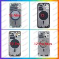 1 Piece Replacement Middle Frame Chassis Back Housing For iPhone X XS XR 11 12 13 14 Pro Max Mini. 