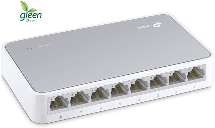 TP-Link%208%20Port%2010/100Mbps%20Fast%20Ethernet%20Switch%20%20Desktop%20Ethernet%20Splitter%20%20Ethernet%20Hub%20%20Plug%20and%20Play%20%20Unmanaged%20(TL-SF1008D),%20White%20-%20Image%209