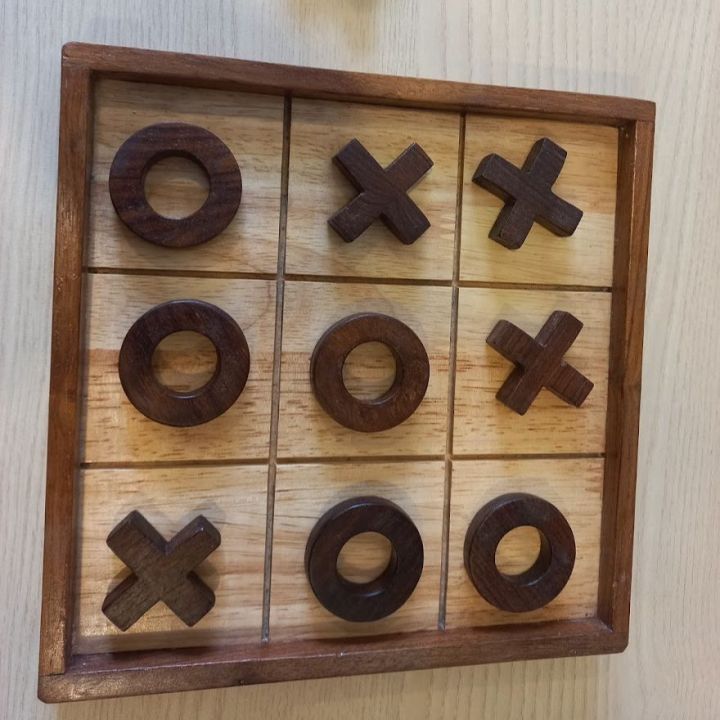 Alu Plus, Tic Tac Toe Board Game, Perfect for Gift