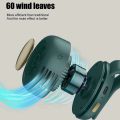 Personal Multifunctional Mini Whirlwind 3-Speed Silent Waist Clip Fan Adjustable Portable Powerful Body Cooler Travel. 