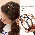 Fashion Personality Plastic Glasses Shape Headband Sunglasses Shape Hairband JIJIN. 