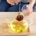Tea Bags, 300Pcs Disposable Empty Tea Bags Tea Infuser Drawstring Teabags Safe Natural Material Tea Bags for Loose Leaf Herbs Teas, Round Shape. 