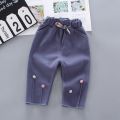 Winter Pants with Warm Inner for Baby Girls. 