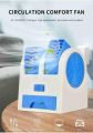 Portable Mini Cooler USB and Battery Operated Water Air Cooler Cooling Fan Dual Blower with Ice tray Chamber Fan for kids, Travel, Office, Kitchen. 