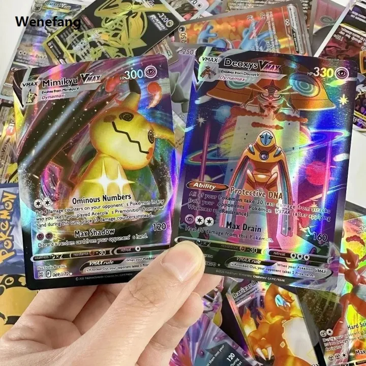 Wenefang%202024%20English%20Language%20Version%20Pokemon%20Cards%20100Pcs%20Pokemon%20Cartas%20Fashion%2038%20V%2059MAX%20GX%20Children%20Battle%20Game%20Tag%20Team%20Shining%20Vmax%20-%20Image%204