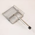 Multifunctional Stainless Steel Cat Litter Shovel Fine Hole Non-Stick Cat Poop Scooper with Hanging Hook Fast Sifting Waste Removal Sifting Tool Cats Toilet. 
