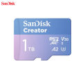 SanDisk Creator microSDXC Card 1TB | 190MB/s Read | V30 & A2 Rated | Includes SD Adapter. 
