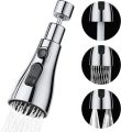Modern High Pressure 3 Function Pull-out 360 degree Swivel Kitchen Sink Faucet Accessories Nozzle. 