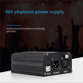 JAERBEE 3X 1-Channel 48V Phantom Power Supply with XLR 3 Pin Microphone Cable for Condenser Microphone Music Recording Equipment. 