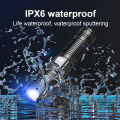 New Powerful Rechargeable LED Flashlight Super Bright Portable Long Shot Torch Built-in Battery Torch ABS Waterproof Camping Lantren. 