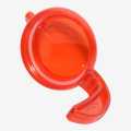 Red Plastic Oil Jar 1000ml. 