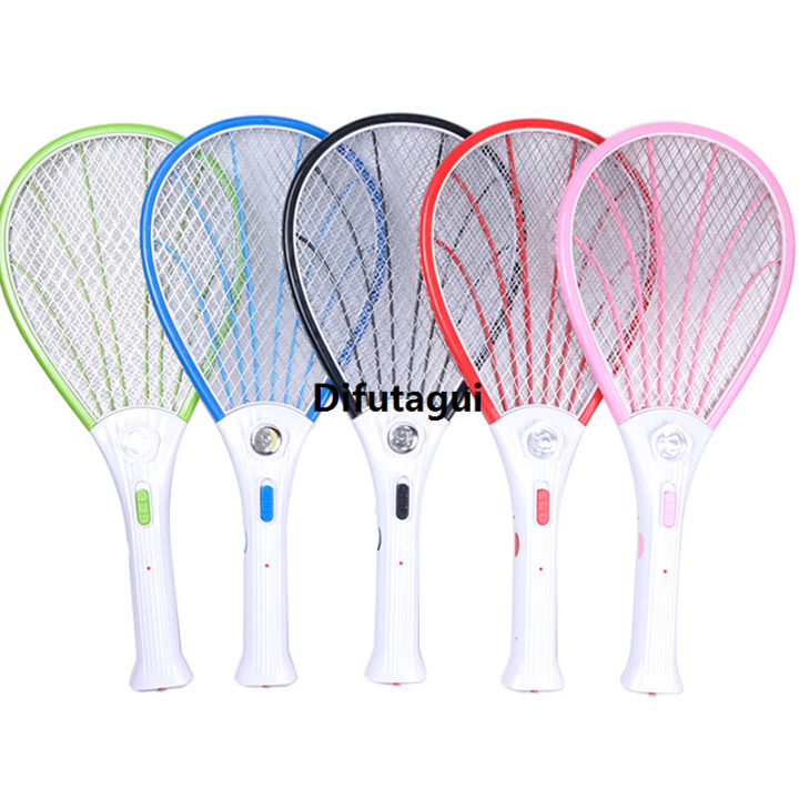 Difutagui Electric Fly Swatter, Bug Zapper with LED Light, Handheld Mosquito New style Killer, Fruit Fly, Insect Trap Killer for Indoor, Outdoor