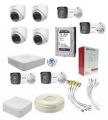 Hikvision 8 Channel Audio AHD Hybrid Light CCTV Package With 1 TB Hard Disk. 