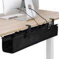 Under Desk Cable Management Tray Cable Management Box 27.5" - Clamp on Wire and Cable Organizer for Storage and to Hide Cords for Home Office. 