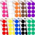 2 Inch Round Color Coding Sticker 10 Assorted Colors Circle Dot Labels Self-Adhesive Colored Solid Color Sticker(400). 