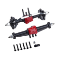 Front and Rear Axles Metal Front and Rear Axles for 1/18 Trx4M Remote Control Model Car Axle Upgrade Accessories, Black. 