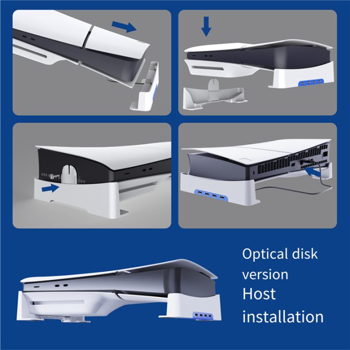 For%20Slim%20Game%20Console%20Horizontal%20Storage%20Stand%20Portable%20Flat%20Stand%20with%204%20USB2.0%20Ports%20Multi-Function%20Stand%20Easy%20to%20Use%20-%20Image%205
