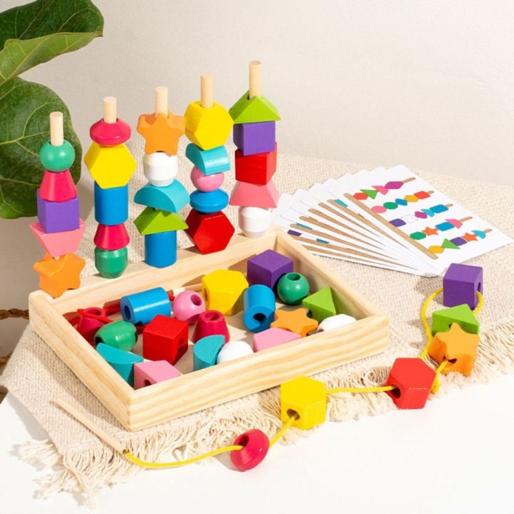 Educational%20Toys%20Geometric%20Color%20Shape%20Cognition%20Toys%20Interactive%20Montessori%20Stacks%20Blocks%20Puzzle%20Game%20Challenges%20DIY%20Wooden%20Beads%20Sequencing%20Toy%20Parent%20Child%20-%20Image%206
