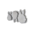 White Rabbit Mold Silicone Cement Mold for Gift Making Kids’ Activities Seasonal Events. 