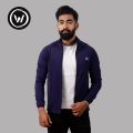 Wraon Navy Blue Sporty Stretchable Outer Jacket For Men- Fashion | Jackets For Men | Men's Wear | Sporty Jackets |. 