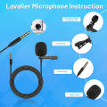 3.5mm Lavalier Clipon Wired Microphone. 